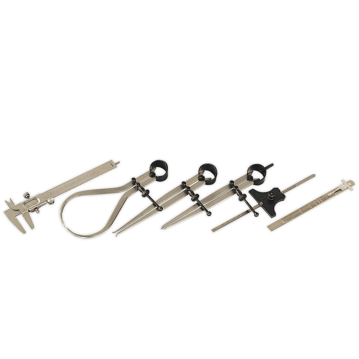 Sealey AK10000 Professional Measuring Tool Set 6pc Sealey