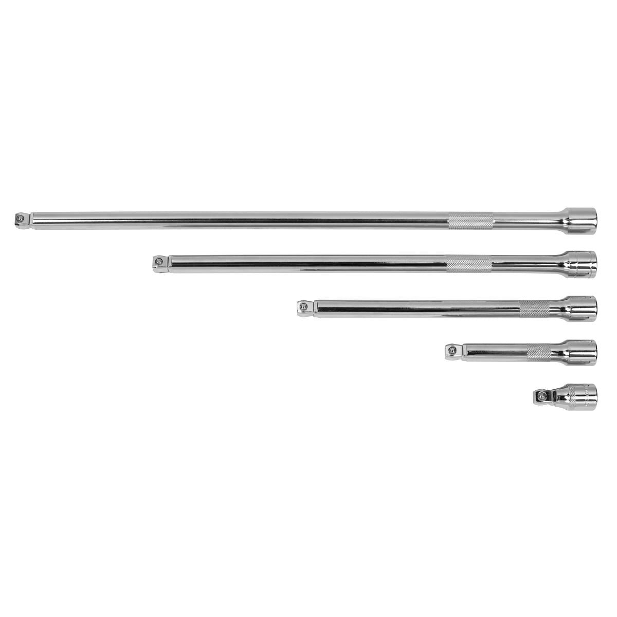 Sealey AK768 Wobble Extension Bar Set 5pc 1/2"Sq Drive Sealey