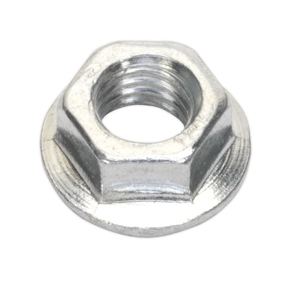 Sealey FN5 Flange Nut Serrated M5 Zinc Pack of 100 Sealey