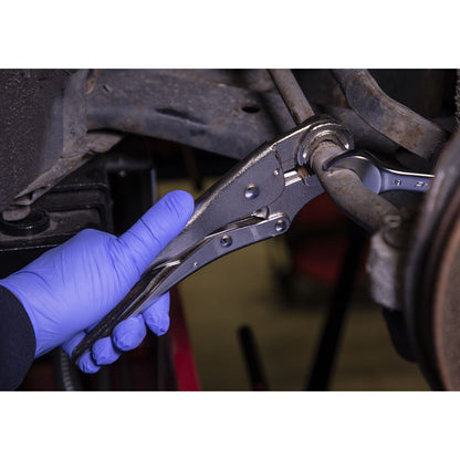 Sealey AK6872 Locking Pliers Round Jaws 235mm 0-50mm Capacity Sealey