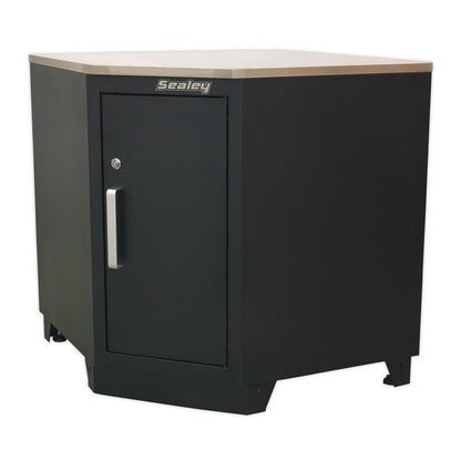 Sealey APMS15 Modular Corner Floor Cabinet 930mm Heavy-Duty Sealey