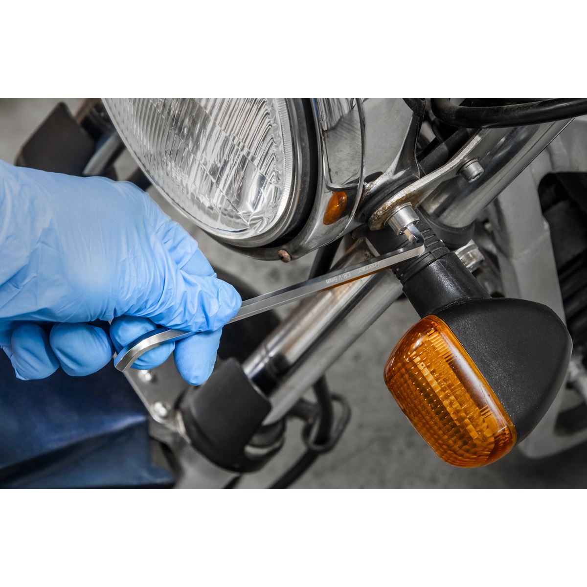 Sealey AK7174 Hex Key Set 9pc Extra-Long Stubby Element Metric Sealey