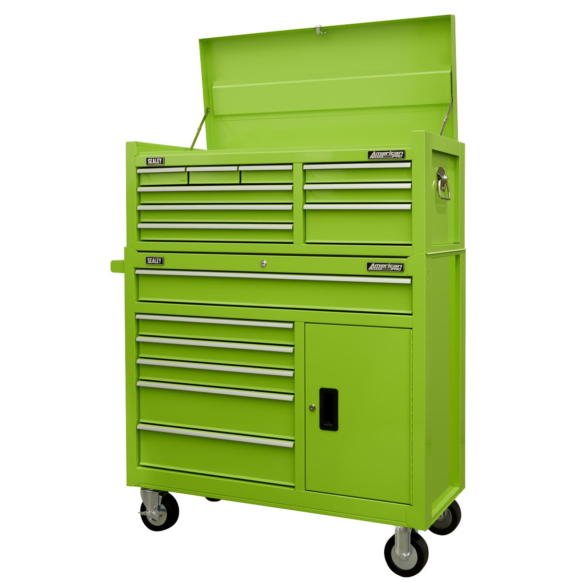 Sealey AP4109HV Topchest 9 Drawer with Ball Bearing Slides - Green Sealey