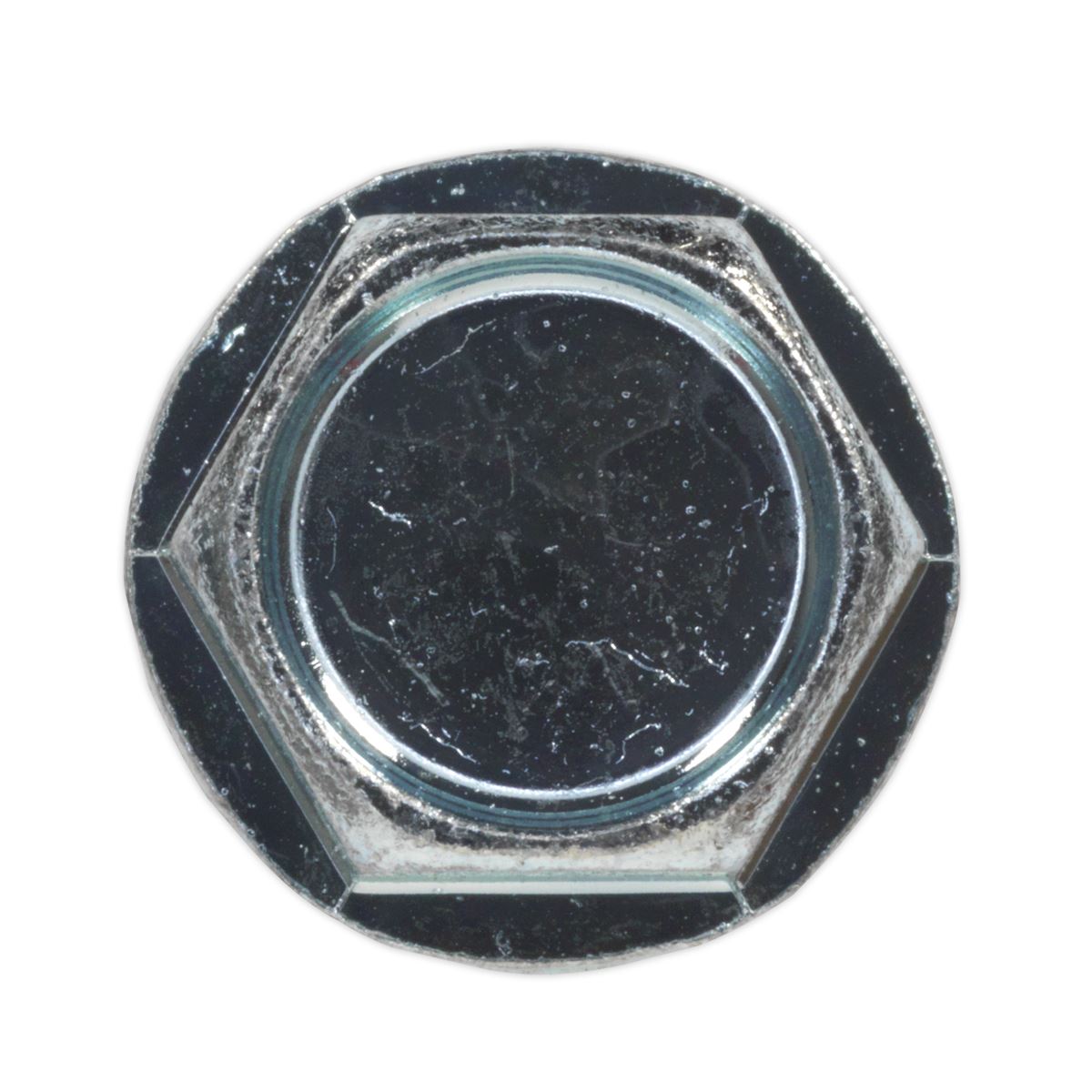 Sealey SDHX4813 Self-Drilling Screw 4.8 x 13mm Hex Head Zinc Pack of 100 Sealey