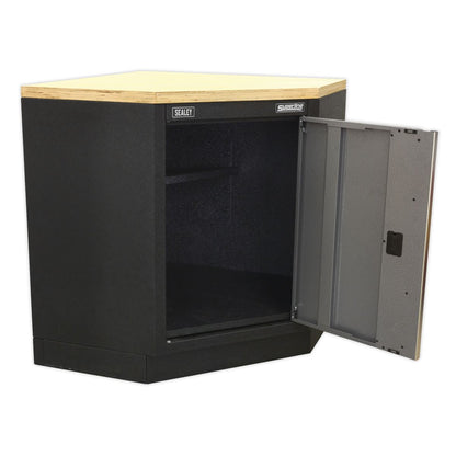 Sealey APMS60 Modular Corner Floor Cabinet 865mm Sealey