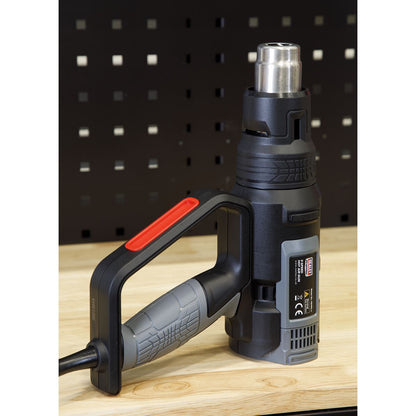 Sealey HS102 Hot Air Gun 2000W 3-Speed 50-600°C Variable Heat Sealey