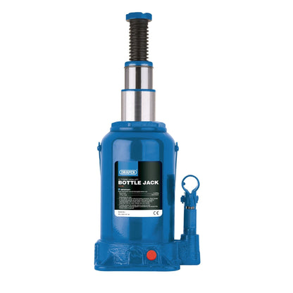 Draper 13126 High Lift Hydraulic Bottle Jack 12 Tonne Draper