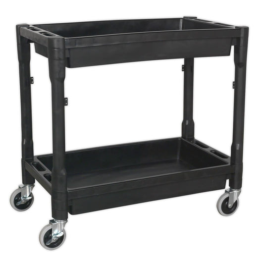 Sealey CX204 Trolley 2-Level Composite Heavy-Duty Sealey