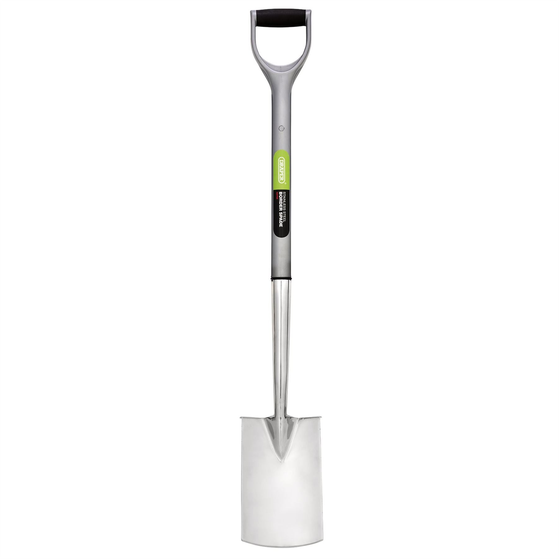 Draper 83758 Stainless Steel Soft Grip Border Spade Draper