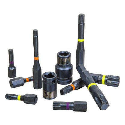 Sealey AK21902 TRX-Star*/Hex/Spline Bit Set Impact 28pc 3/8" & 1/2"Sq Drive Sealey