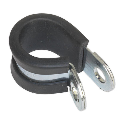 Sealey PCJ16 P-Clip Rubber Lined Ø16mm Pack of 25 Sealey
