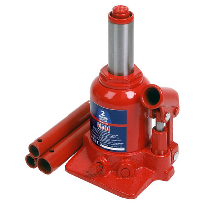 Sealey SJT2 Telescopic Bottle Jack 2 Tonne Sealey