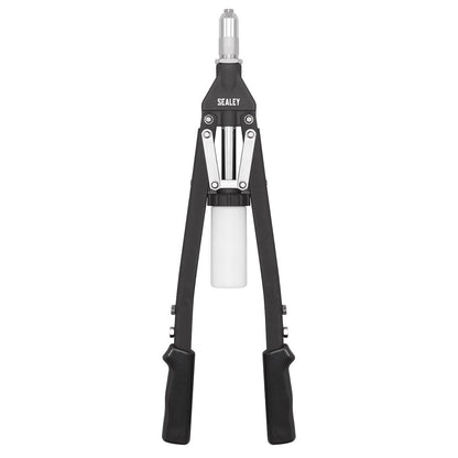 Sealey AK3981 Long-Arm Riveter with Collection Bowl Heavy-Duty Sealey