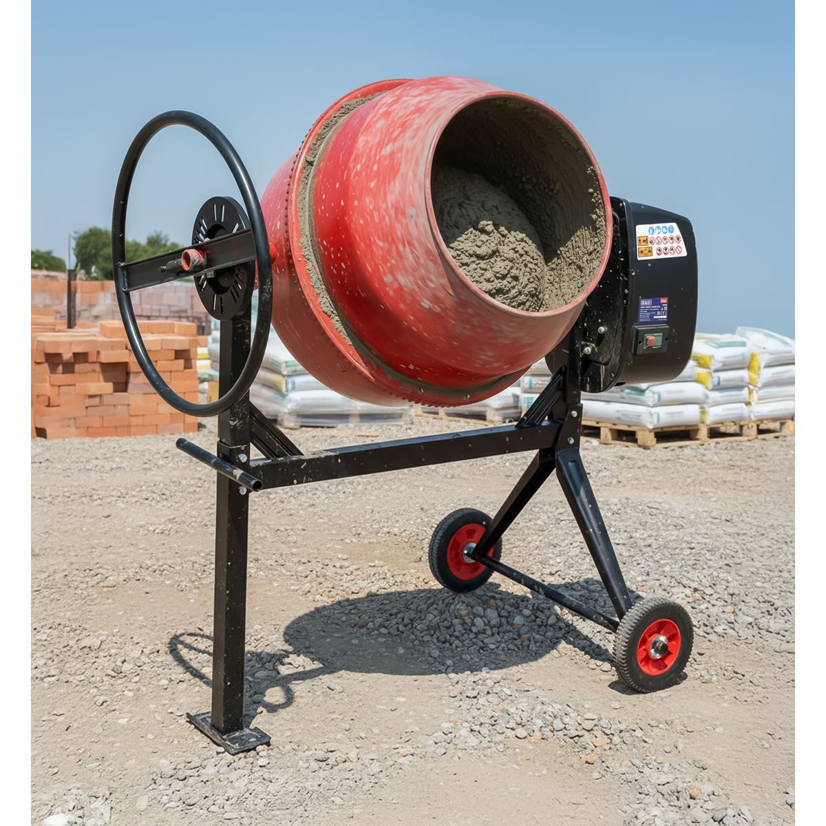 Sealey CMX125 550W Cement Mixer 125L Sealey