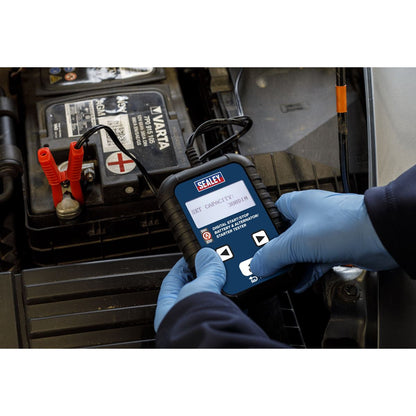 Sealey BT2011 Digital Start/Stop Battery & Alternator/Starter Tester 12/24V Sealey