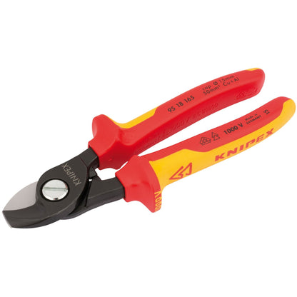 Knipex 32014 95 18 165UKSBE VDE Fully Insulated Cable Shears 165mm Knipex