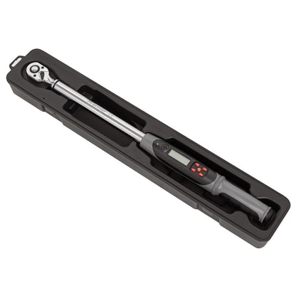 Sealey STW306 Angle Torque Wrench Digital 1/2"Sq Drive 20-200Nm(14.7-147.5lb.ft) Sealey