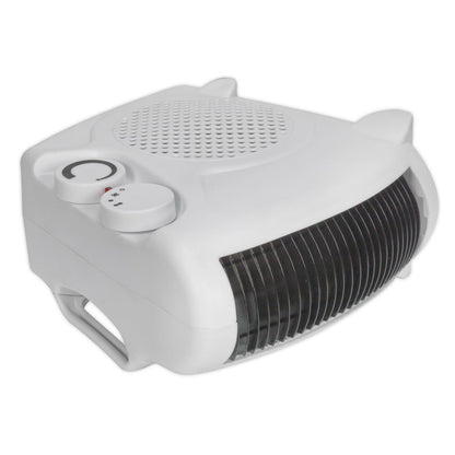 Sealey FH2010 Fan Heater 2000W/230V 2 Heat Settings & Thermostat Sealey