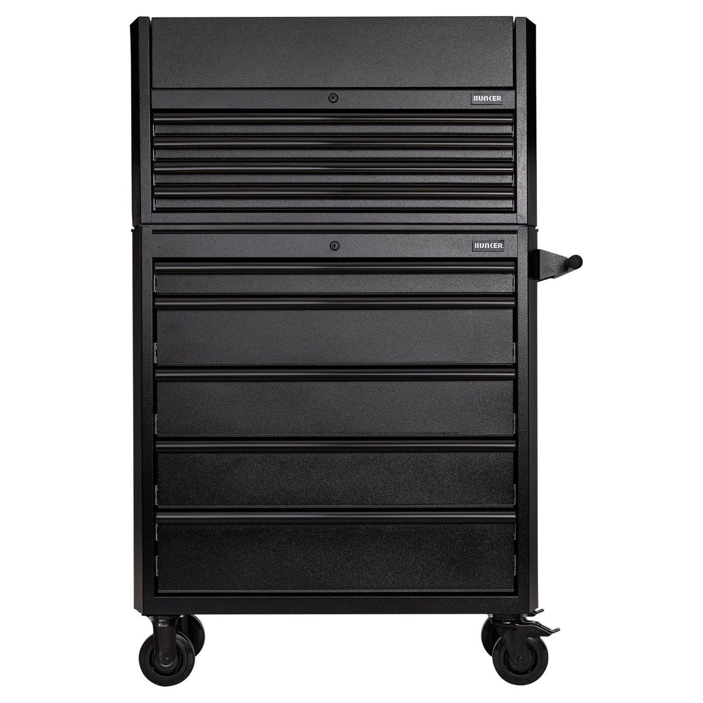 Draper 24248 BUNKER® 9 Drawer Combined Roller Cabinet and Tool Chest 36" Black Draper