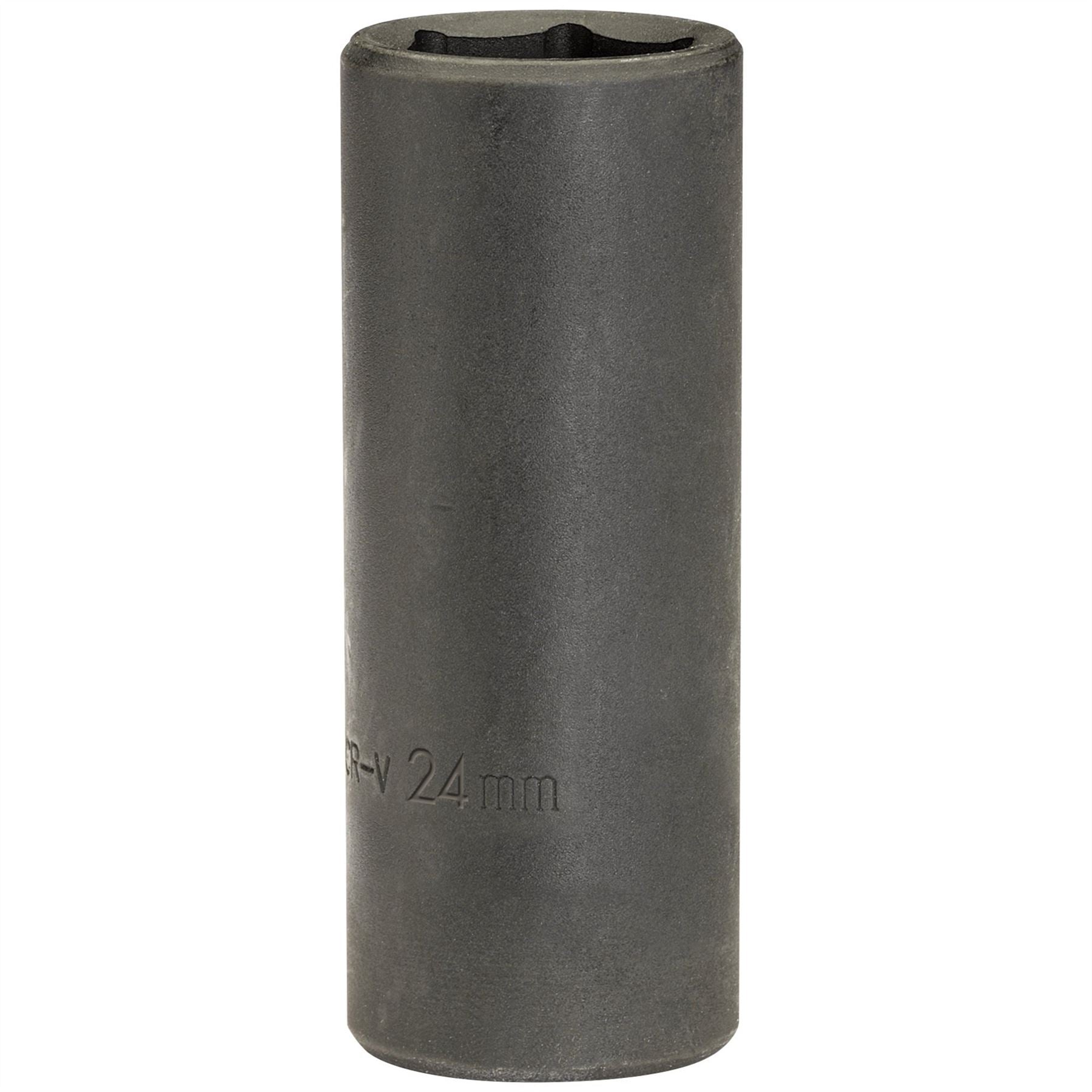 Draper 12746 Expert HI-TORQ® Deep Impact Socket 1/2" Sq. Dr. 24mm Draper