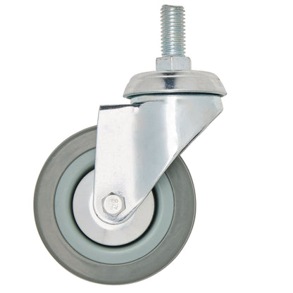 Draper 65475 Swivel Bolt Fixing Rubber Castor 75mm Diameter S.W.L. 70kg Draper