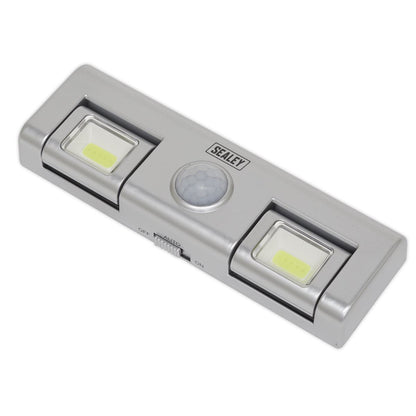 Sealey GL93 Auto Light 1W COB LED with PIR Sensor 3 x AA Cell Sealey