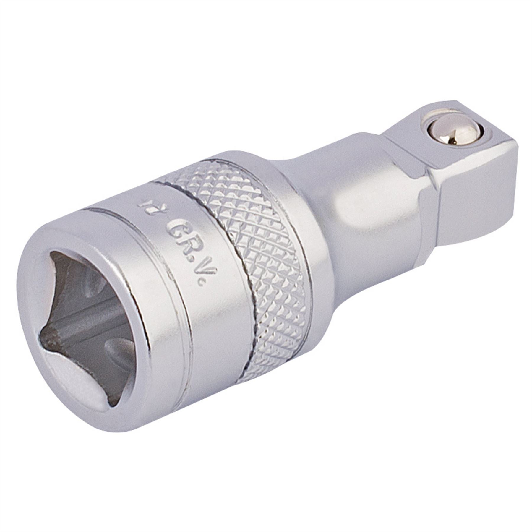 Draper 16742 Satin Chrome Wobble Extension Bar 3/8" Sq. Dr. 45mm Draper