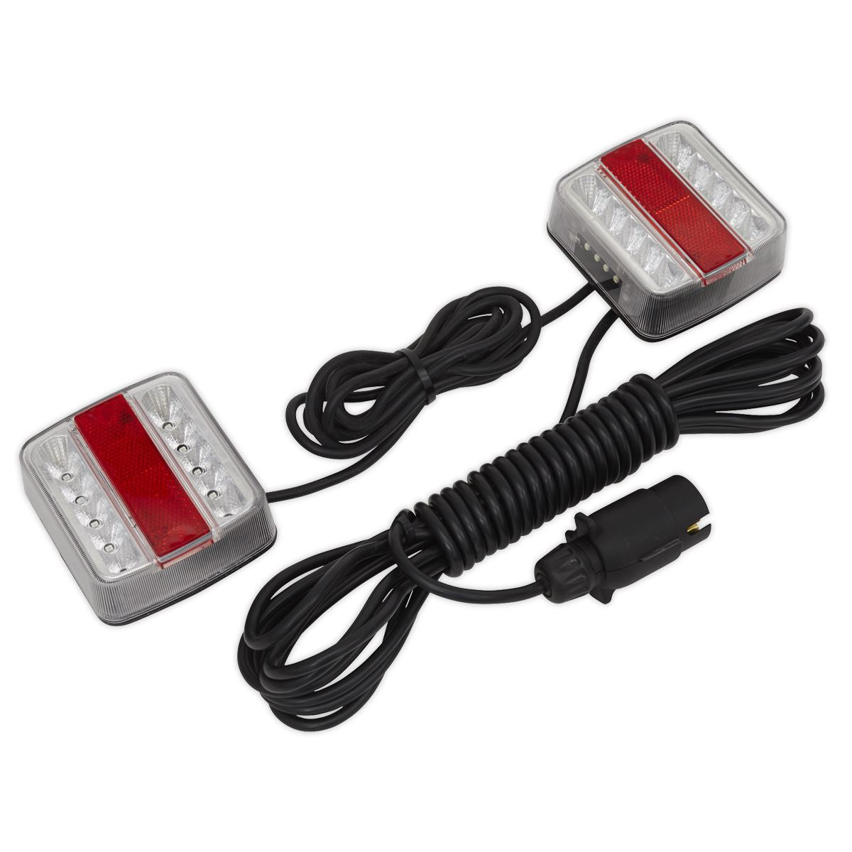 Sealey TB18LEDMAG Rear Lighting Set Magnetic LED 12V Sealey