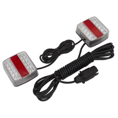Sealey TB18LEDMAG Rear Lighting Set Magnetic LED 12V Sealey
