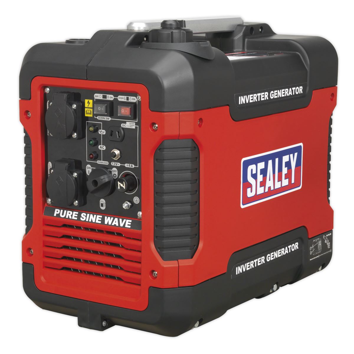 Sealey G2000I Inverter Generator 2000W 230V 4-Stroke Engine Sealey