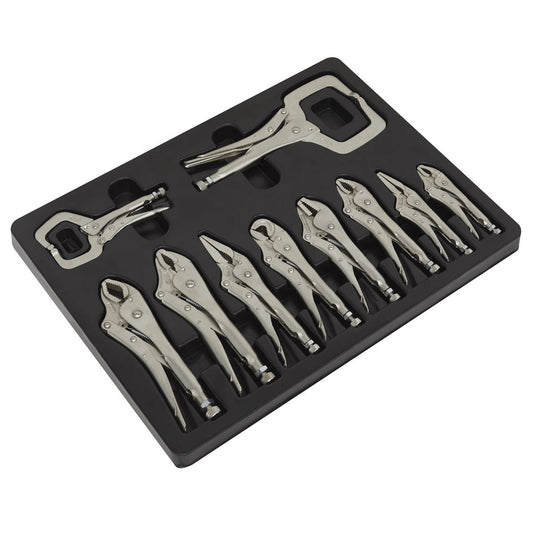 Sealey AK6800 Locking Pliers Set 10pc Sealey