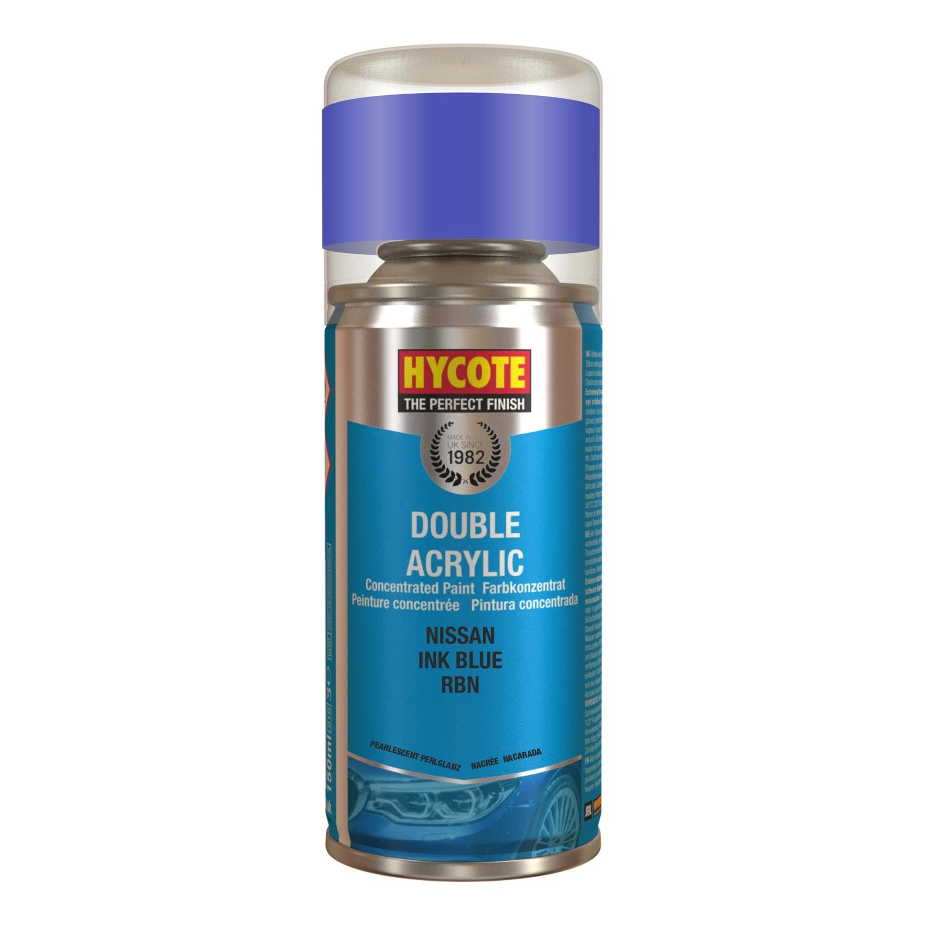 Hycote XDNS709 Nissan Ink Blue Pearl Spray Paint 150ml Hycote