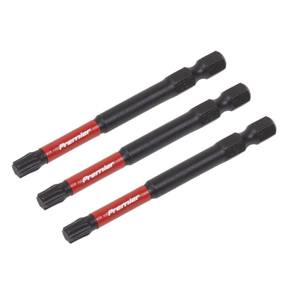Sealey AK8270 TRX Star* T30 Impact Power Tool Bits 75mm - 3pc Sealey