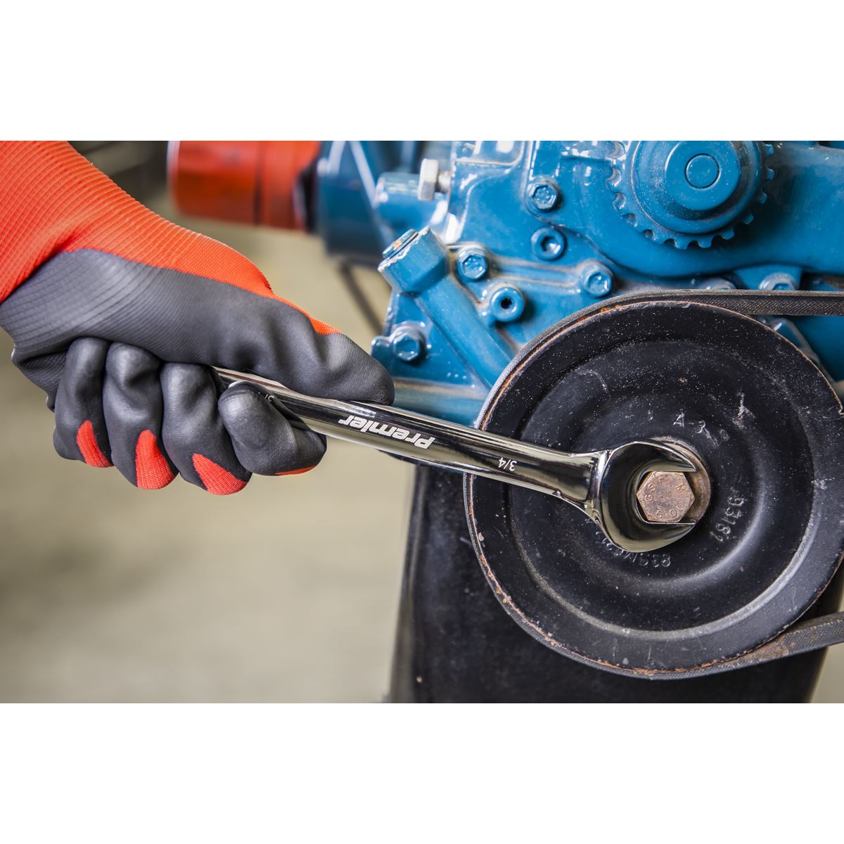 Sealey AK63266 Combination Spanner Set 11pc Imperial Sealey