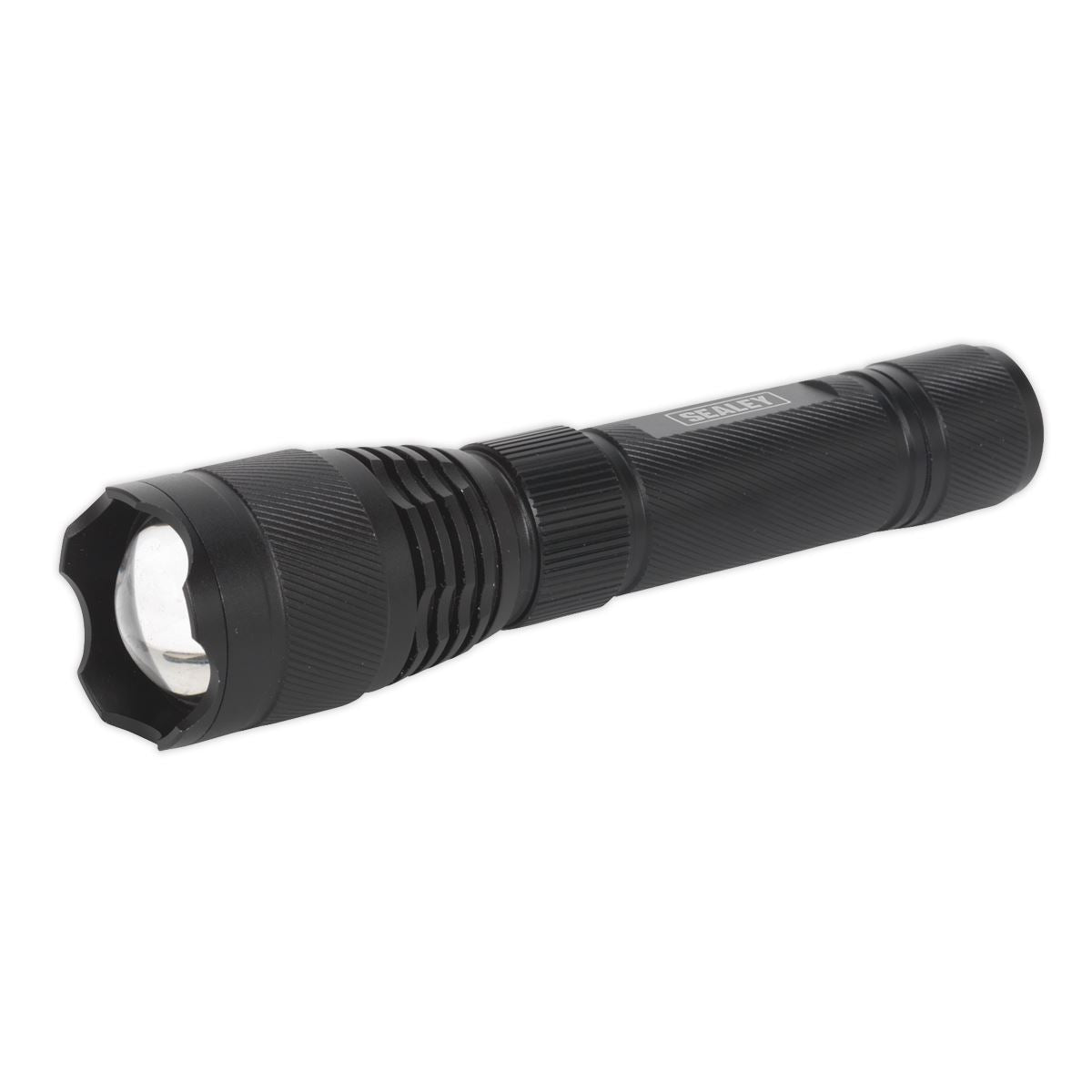 Sealey LED449 Aluminium Torch 10W SMD LED Adjustable Focus Rechargeable Sealey