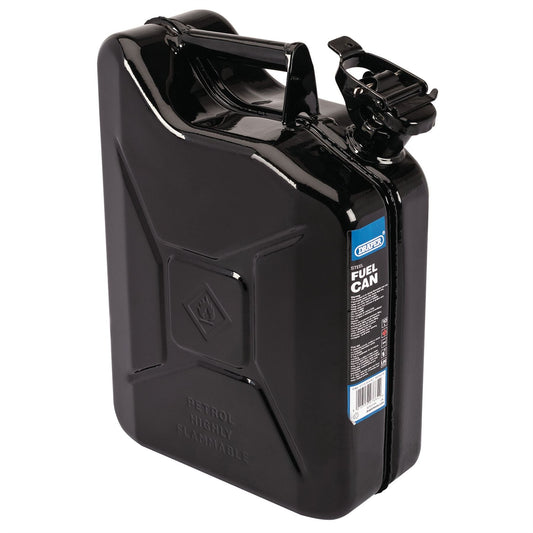 Draper 07664 Steel Fuel Can 10L Black Draper