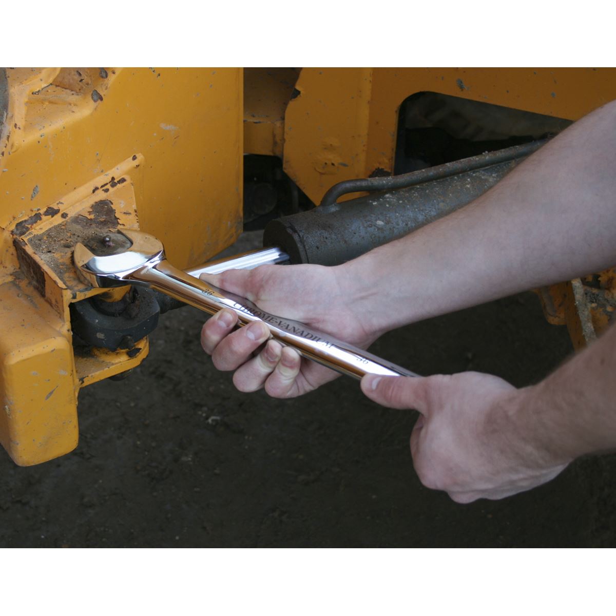 Sealey AK6324 Combination Spanner Set 6pc Super Jumbo Metric Sealey