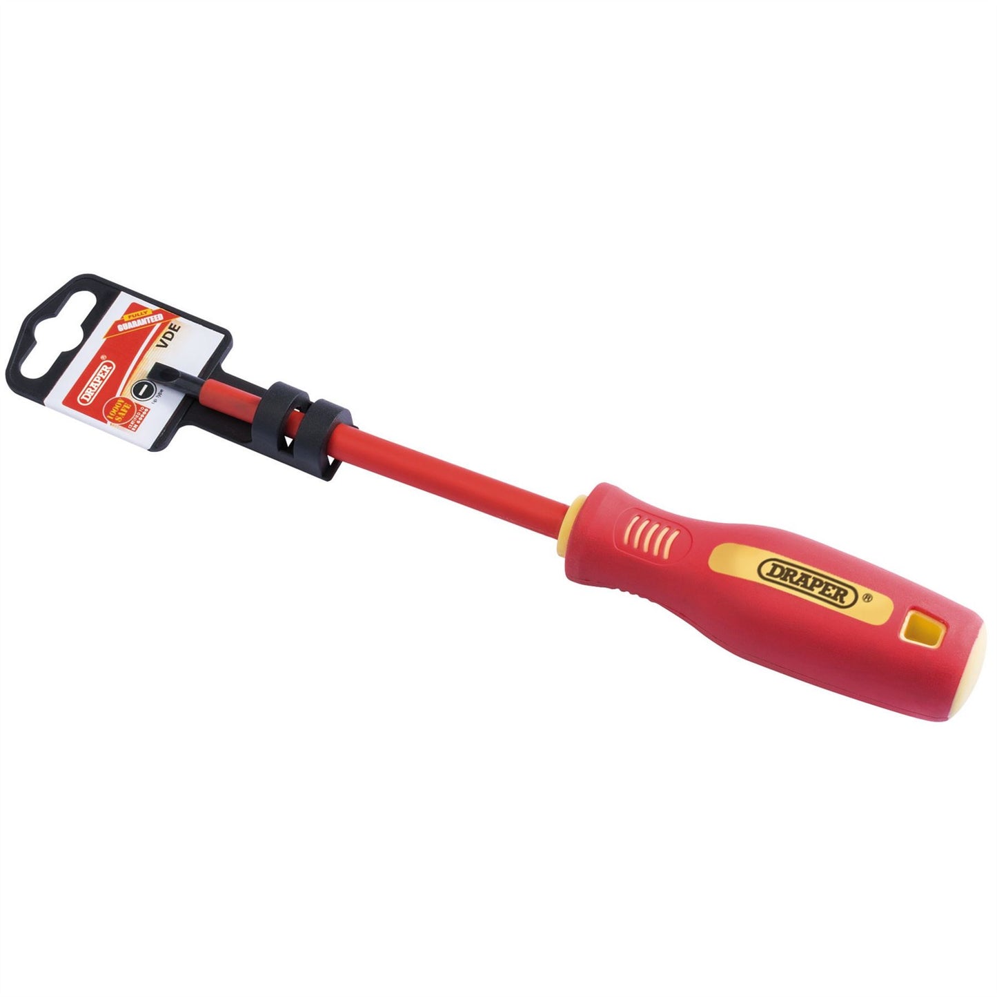 Draper 46518 Fully Insulated Plain Slot Screwdriver 5.5 x 125mm Draper