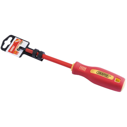 Draper 46518 Fully Insulated Plain Slot Screwdriver 5.5 x 125mm Draper
