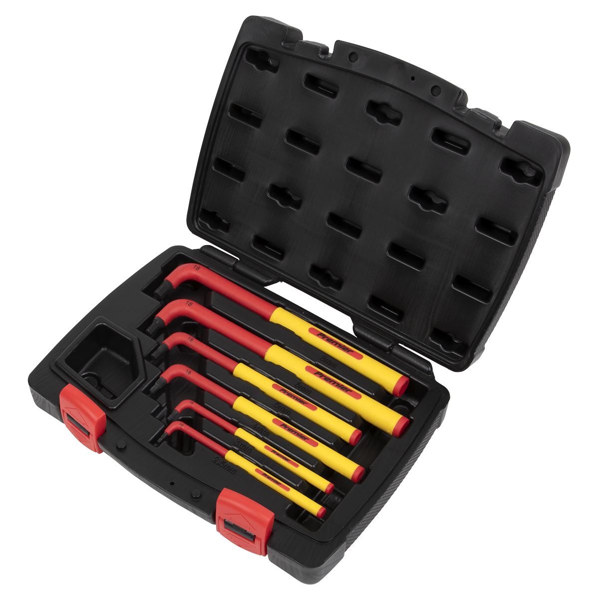 Sealey AK7177 Hex Key Set 6pc Extra-Long VDE Sealey