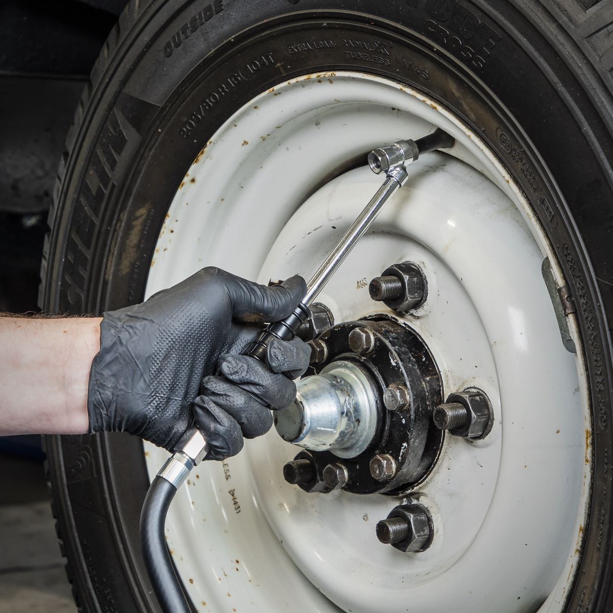 Sealey SA37/99 Twin Push-On Connector Tyre Inflator Airlite Eco Sealey