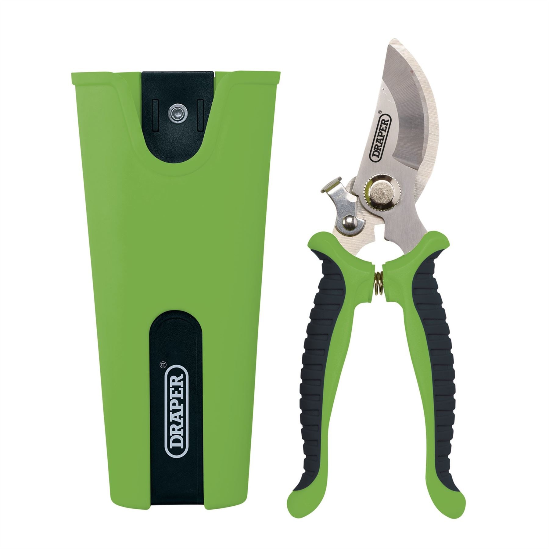 Draper 09007 Bypass Secateurs and Holster Set 190mm 2 Piece Draper