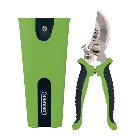 Draper 09007 Bypass Secateurs and Holster Set 190mm 2 Piece Draper