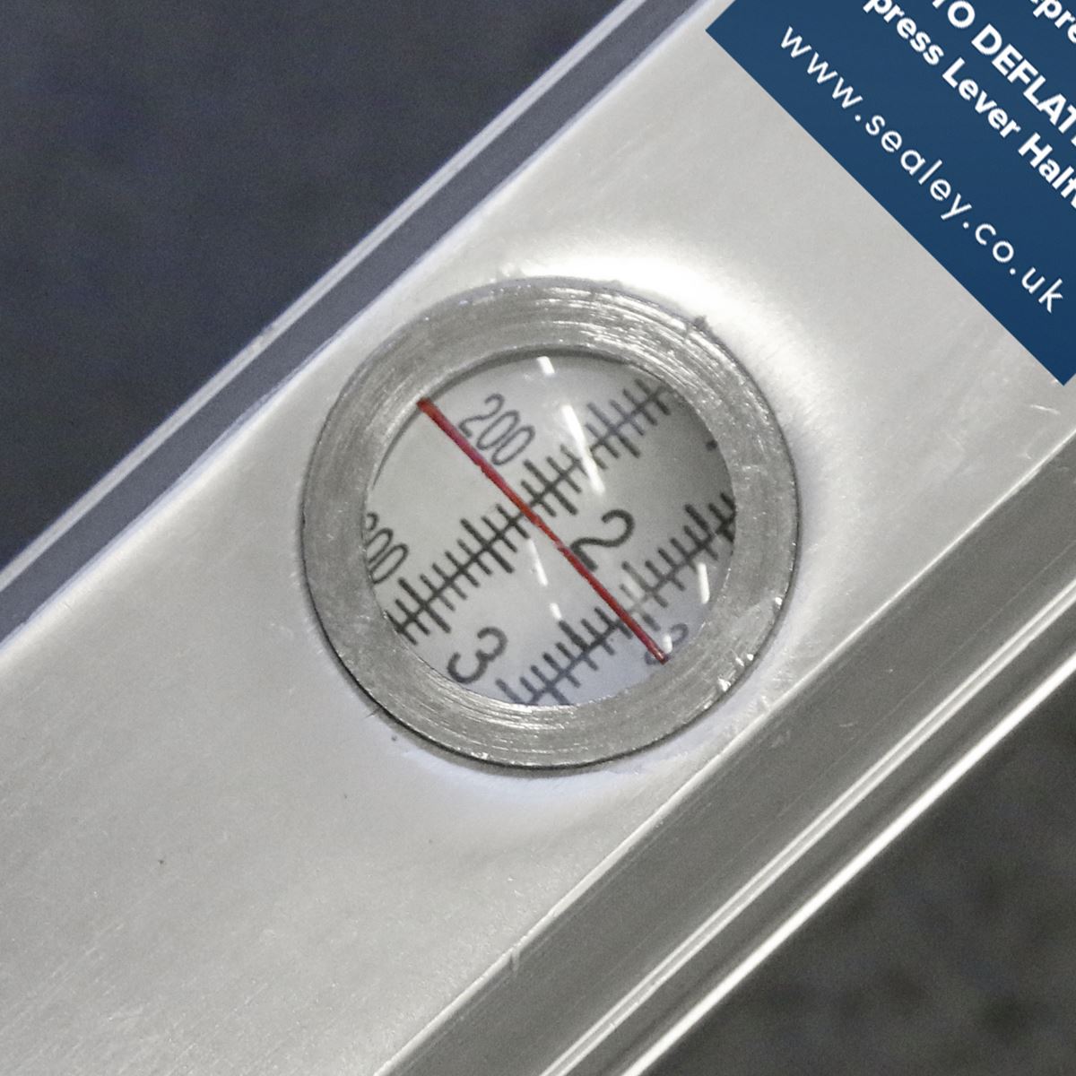 Sealey SA39 Tyre Inflator Long Type with Twin Push-On Connector Sealey