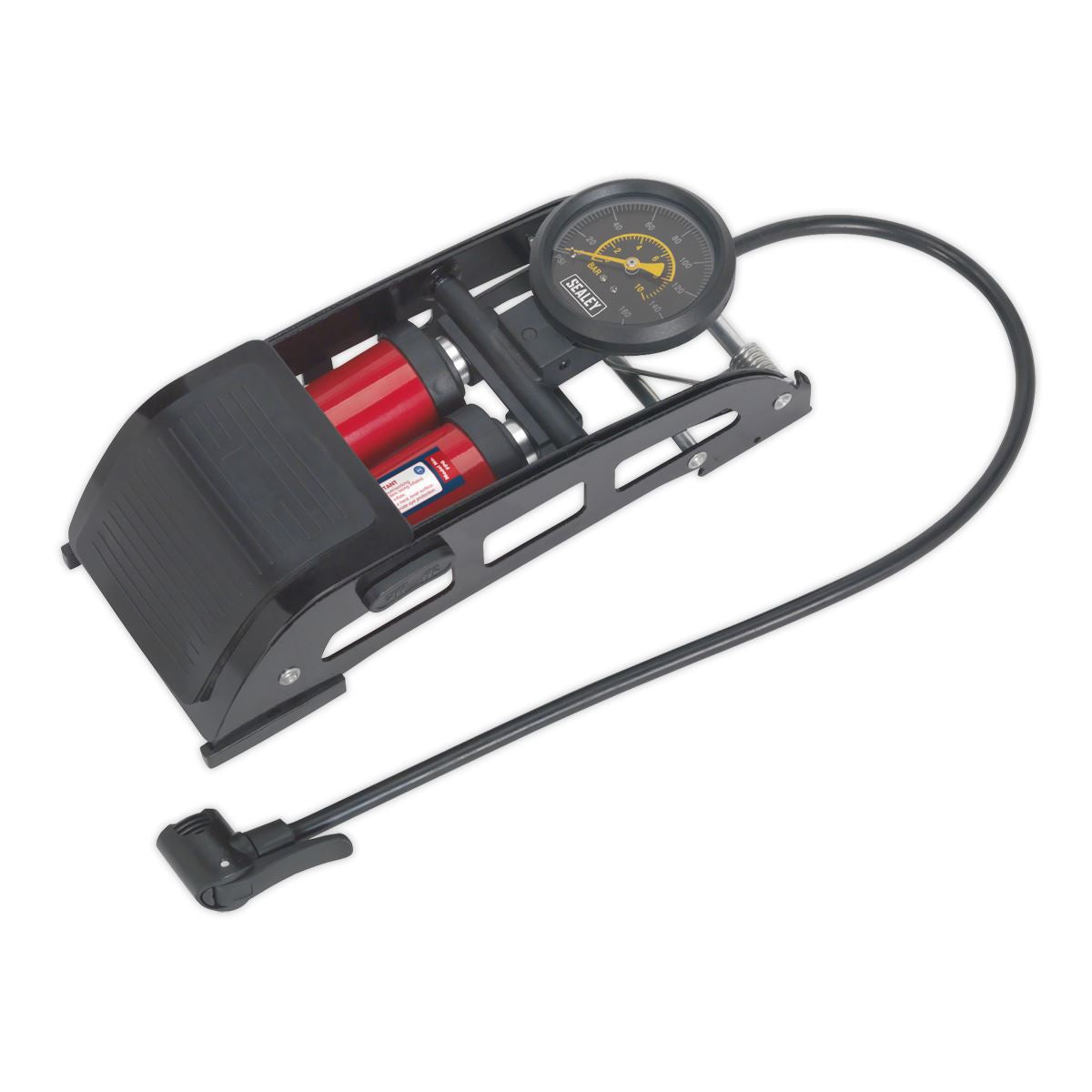 Sealey FP6 Foot Pump Twin Barrel Sealey