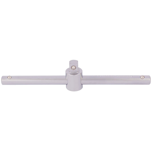 Draper 16788 Satin Chrome Sliding T Bar 3/8" Sq. Dr. Draper