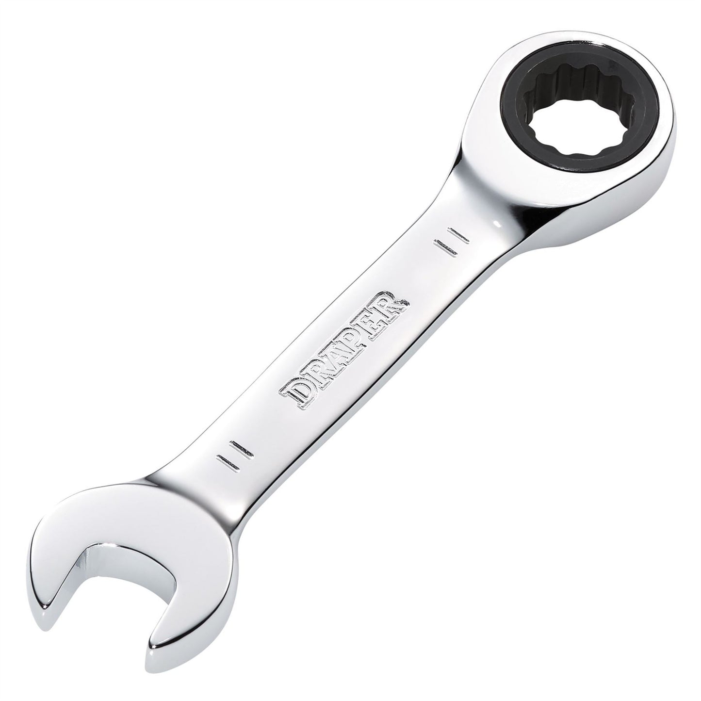 Draper 27866 HI-TORQ® Metric Stubby Ratchet Combination Spanner 11mm Draper