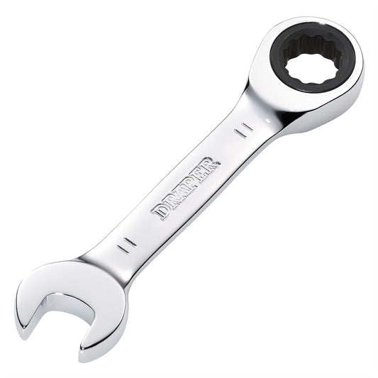 Draper 27866 HI-TORQ® Metric Stubby Ratchet Combination Spanner 11mm Draper