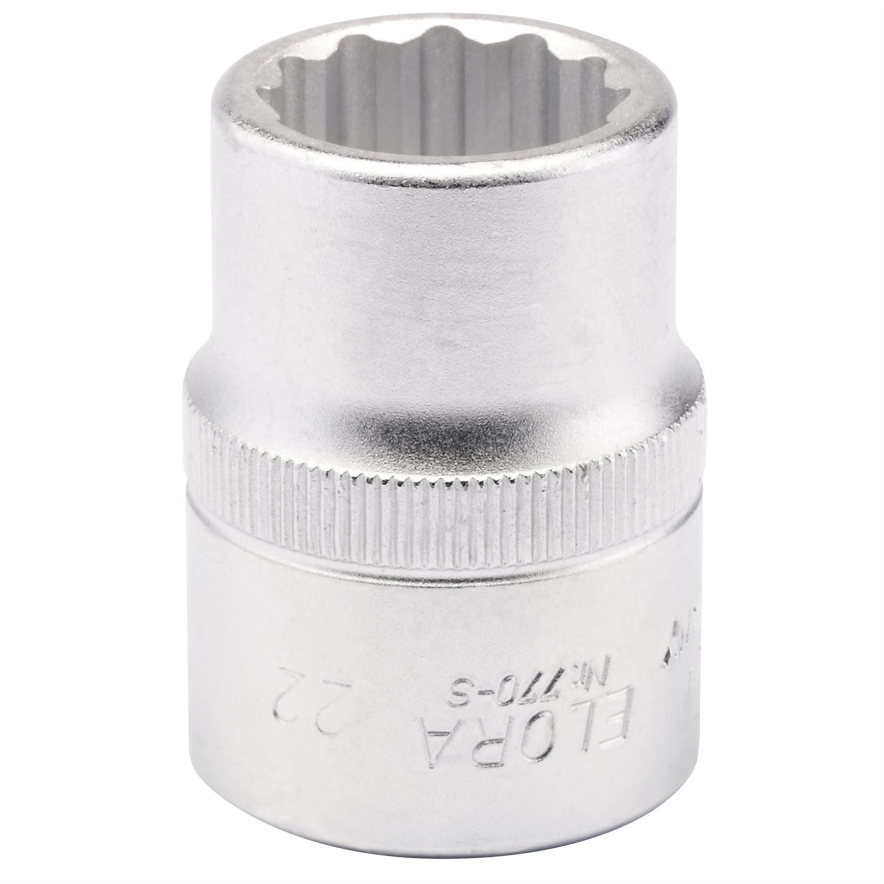 Elora 00707 Bi-Hexagon Socket 3/4" Sq. Dr. 22mm Elora