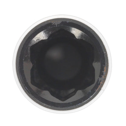 Sealey SX0417 Alloy Wheel Impact Socket 1/2"Sq Drive - Star Profile for Mercedes Sealey